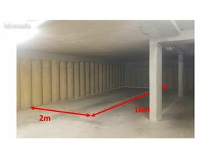 Grande place DOUBLE de parking sécurisée – Boirargues / Gare Sud de France / Port-Marianne