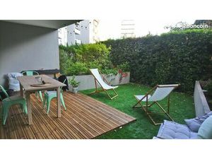 Superbe T3 rénové 75m² + garage fermé sous-sol + terrasse 30m²