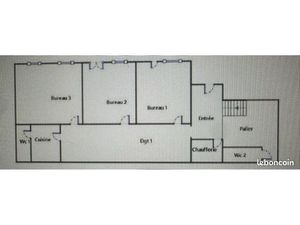 Offre de location – Bureaux professionnels de 95 m²