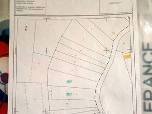 Terrain boisé avec accès sans vis-à-vis échange possible