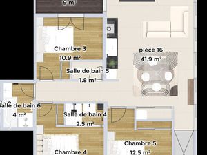 T4 À RÉNOVER - TERRASSE - PISCINE - TRÈS FAIBLES CHARGES
