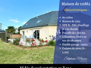 LANTIC – Maison traditionnelle de 119 m² sur un terrain de plus de 1 300 m²