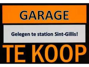 Garage te koop aan station te Sint-Gillis!