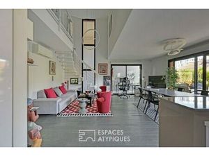 Loft-duplex d'architecte avec terrasse végétalisée