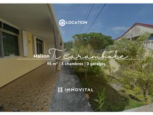 À Gourbeyre  maison avec terrasse à louer avec IVBT