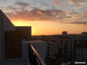 Appartement T1bis avec terrasse proche Timone