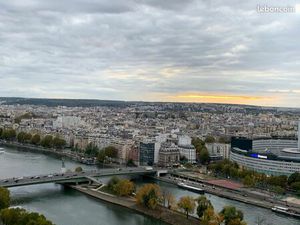 Studio à louer vue exceptionnelle Paris 15