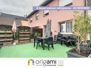 ACHENHEIM - Maison mitoyenne avec grande terrasse