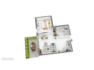 Appartement 2 pièces 43 m²