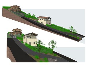Pouilly Le Monial - Centre village - Terrain à bâtir 1325 m² hors lotissement