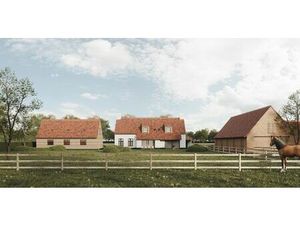 Zeer rustig gelegen oude hoeve met bouwvergunning voor nieuw landhuis