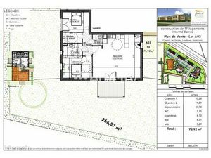 Appartement 3 pièces 75 m²