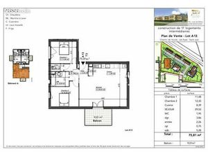 Appartement 3 pièces 75 m²