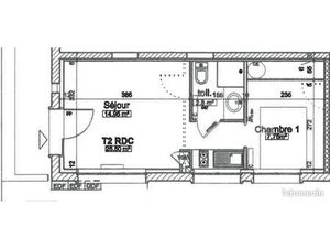 T2 meublé entièrement refait à neuf – à louer