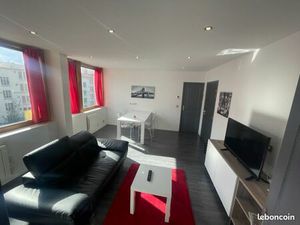 Grand T2 meublé – Très lumineux – plein Sud – climatisé – LYON 7 - quai du Rhône