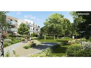 Part. Loue T3 de 65m² avec jardin clos de 15m² et garage fermé