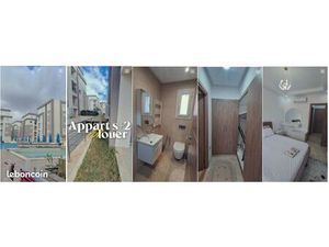 Loue Appartement · 4 personnes · 2 chambres a Hammamet