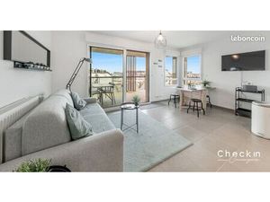 BAIL MOBILITÉ UNIQUEMENT – CANEPHORA  charmant T2 de 42 m² avec terrasse  proximité plage 