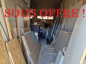 -EXCLUSIVITE- Garage de 76 m2 - eau et électricité