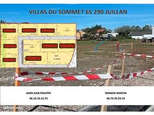 Terrain constructible viabilise juillan 65290