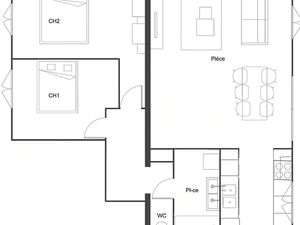 Caluire-et-Cuire - Lumineux T4 de 72m2