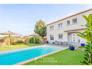 Maison bi-habitation avec piscine à Salles-d'Aude