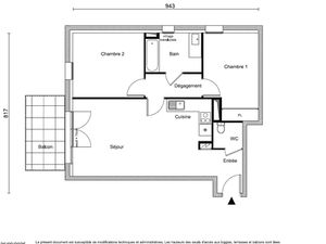 Appartement Les Sables D Olonne 3 pièces 64.48 m2