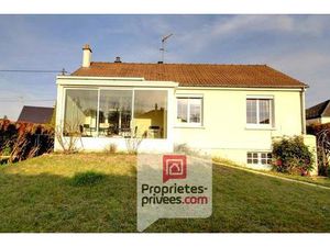 VILLEMANDEUR  PAVILLON LUMINEUX 73 m2 + VERANDA 11 m2  PLEIN SUD  SOUS-SOL TOTAL  TERRAIN 