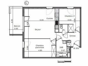 Location Appartement 3 pièces 59m² FREJUS 83600