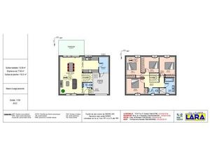 Vente maison neuf 5 pièces 112m2 La Jarne - 293000 € - Surface Privée