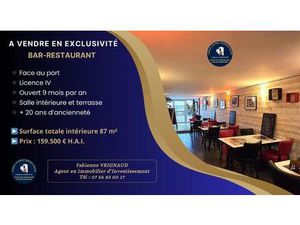 Fonds de commerce  Bar-restaurant  Licence Iv