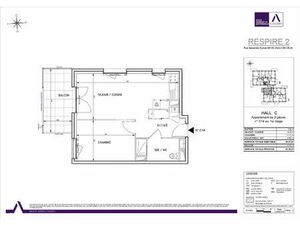 Appartement 2 pièces à louer à Vaulx en Velin Sud