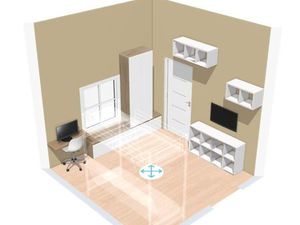 Studio 1 pièce 17 m²