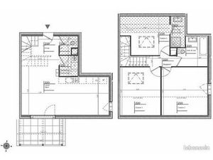 T4 duplex récent 86 m2 + terrasse 9 7 m2 + 2 places parking en sous-sol