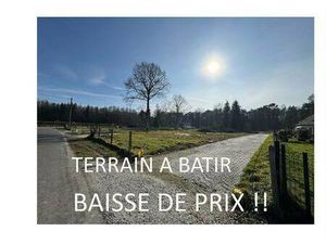 Terrain constructible viabilisé à vendre