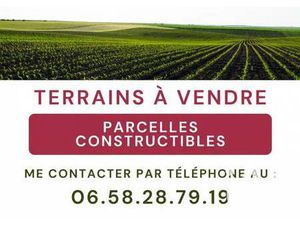 Terrain constructible viabilisé à vendre