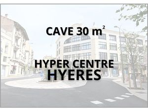Hyères - Cave aménagée de 30 m2 avec fort potentiel