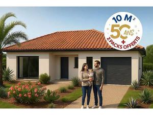 Terrain avec maison neuve à vendre