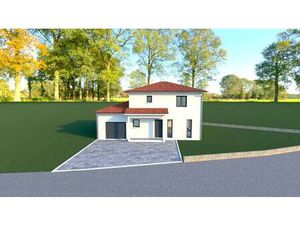 Terrain avec maison neuve à vendre