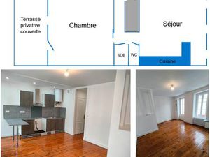 Bel appartement rénové avec terrasse – Centre historique de Barbezieux