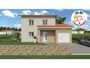 Terrain avec maison neuve à vendre