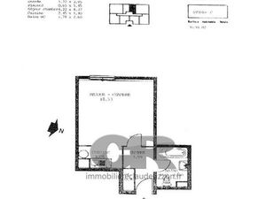 Studio f1 bis avec place de parking