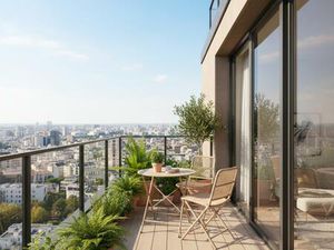 2 pièces en étage élevé avec vue dégagée – ligne 17 à 3 min à pied