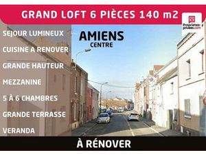 Grand loft 6 pièces 140 m2 à rénover - Amiens centre