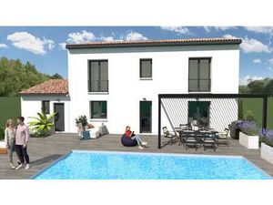 Terrain avec maison neuve à vendre