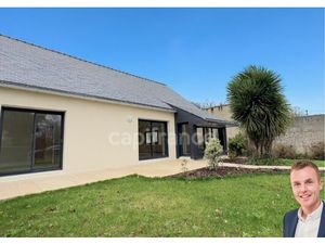 GOURIN (56) – Maison à vendre : 5 pièces  122 m² habitables  garage  atelier  terrain de 8