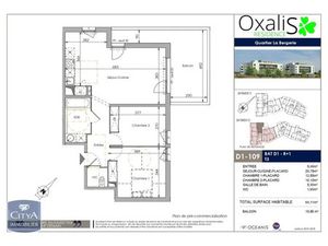 Appartement à louer 3 pièces 64.11 m² - Juvignac (34) - 817€