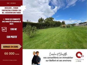 Terrain constructible à vendre