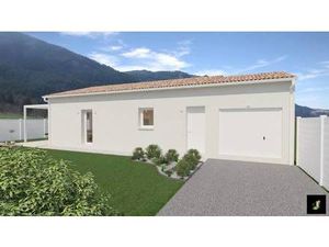 Terrain avec maison neuve à vendre