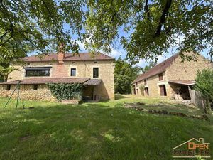 Maison en pierre-161m²-Grange-Terrain 14 960m²